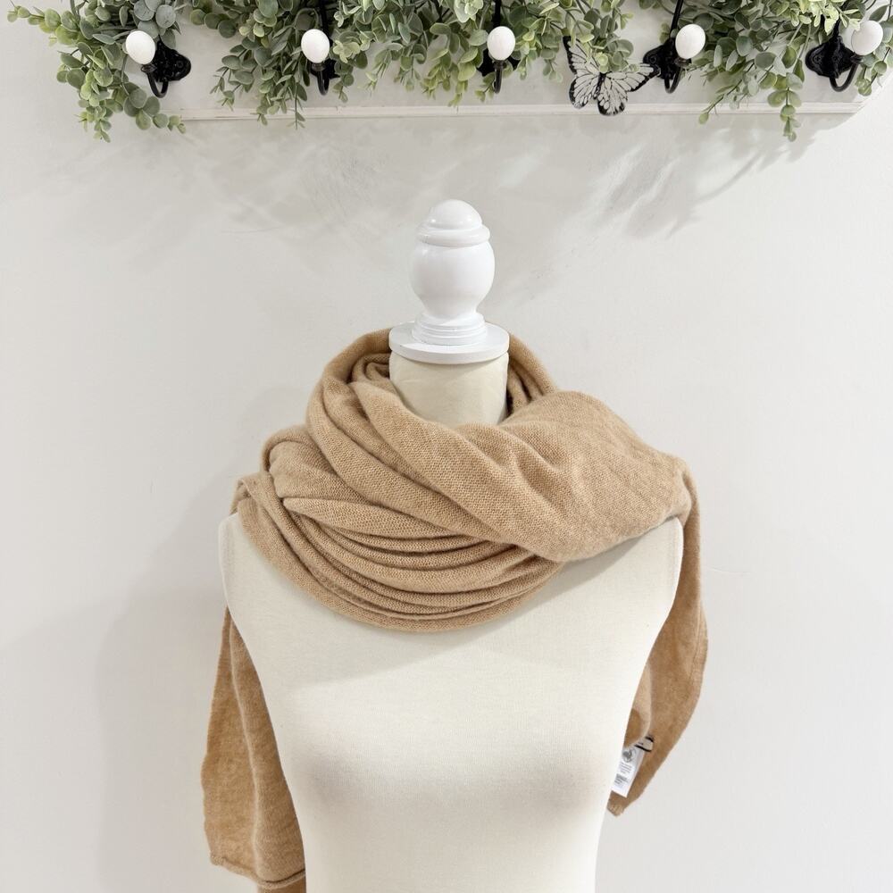 J. Crew Cashmere Brown Large Scarf luxury